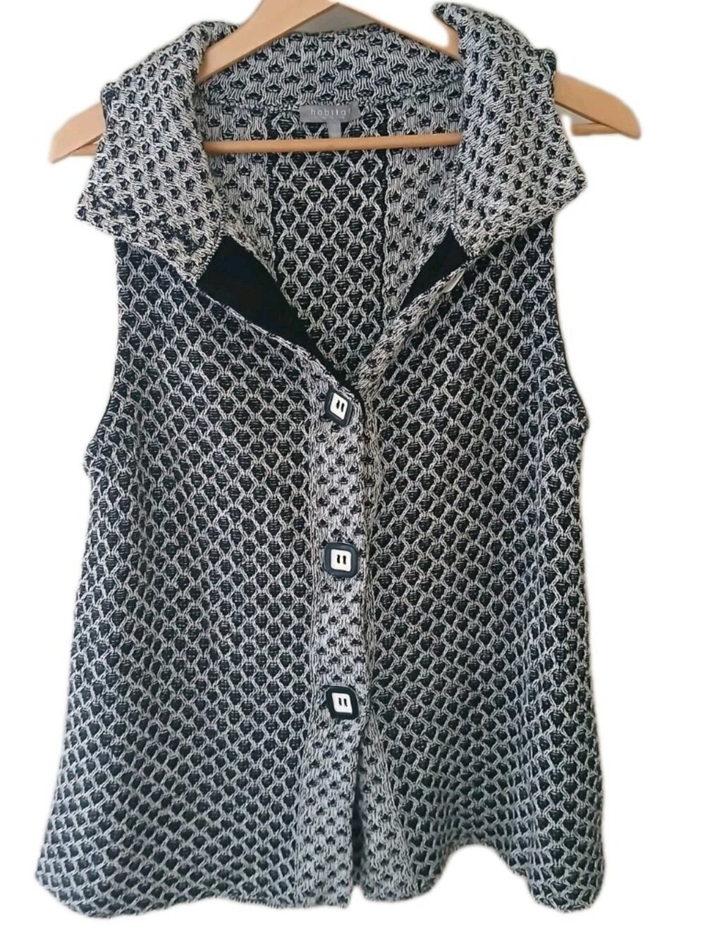 Habitat Longline Sleeveless Vest Sweater Cardigan